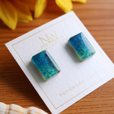 Private Listing - Summer Collection Studs (CLEAR WATER)