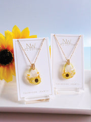 Summer Collection - Sunflower Necklace (Sunset)