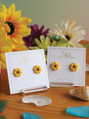 Summer Collection - Yellow Daisy Stud