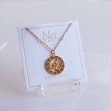 Zodiac Pendants, 16K Gold Plated
