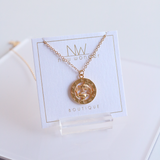 Zodiac Pendants, 16K Gold Plated